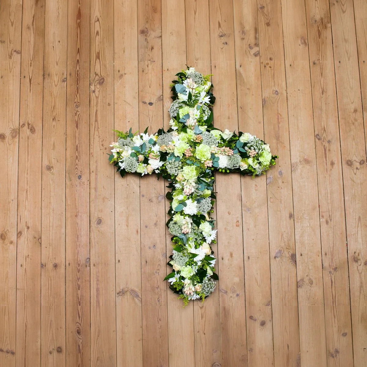 Sympathy Floral Cross